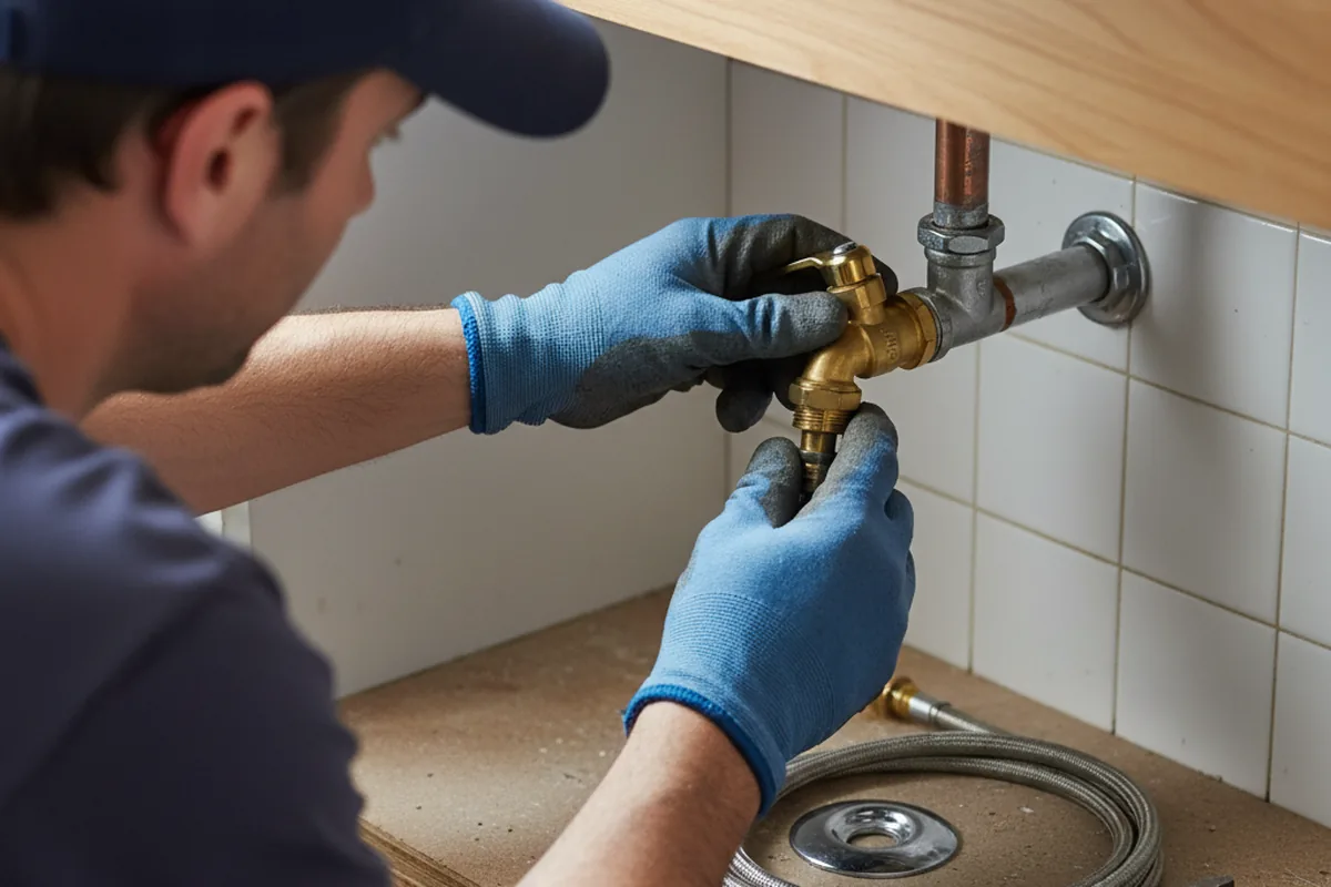 Shutoff valve and fitting work during Emergency Plumbing in Glendale